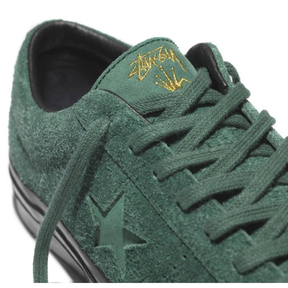 Converse | Shoes | Stussy X One 74 Collection Forest Green Poshmark